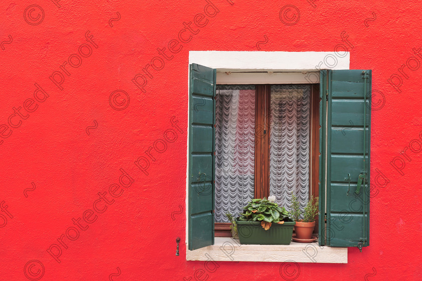 D3X 0370 
 Burano 
 Keywords: Window,Kitchen,shutters,orange