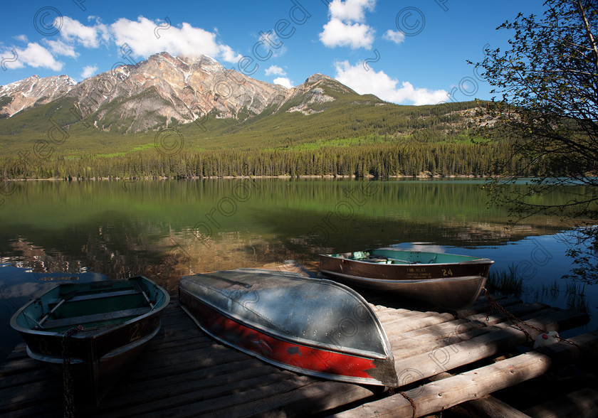 HWP 8928 
 Pyramid Lake - Jasper 
 Keywords: Pyramid Lake, Jasper, Alberta, Canada, fishing, boating, great outdoors,