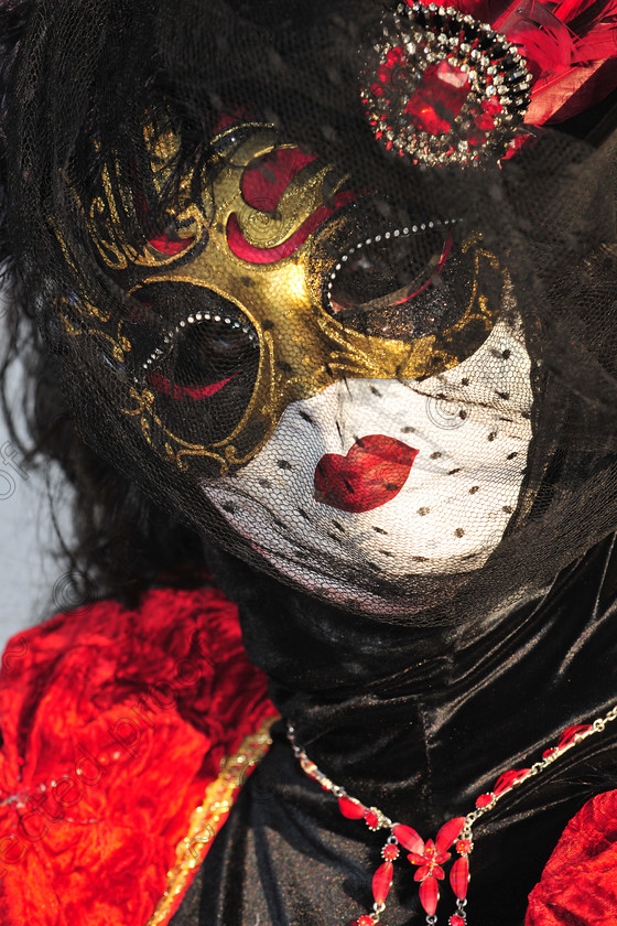 D3X 0797 
 Red mask 
 Keywords: red,venice,carnival,mask,carnivale,italy,fiesta